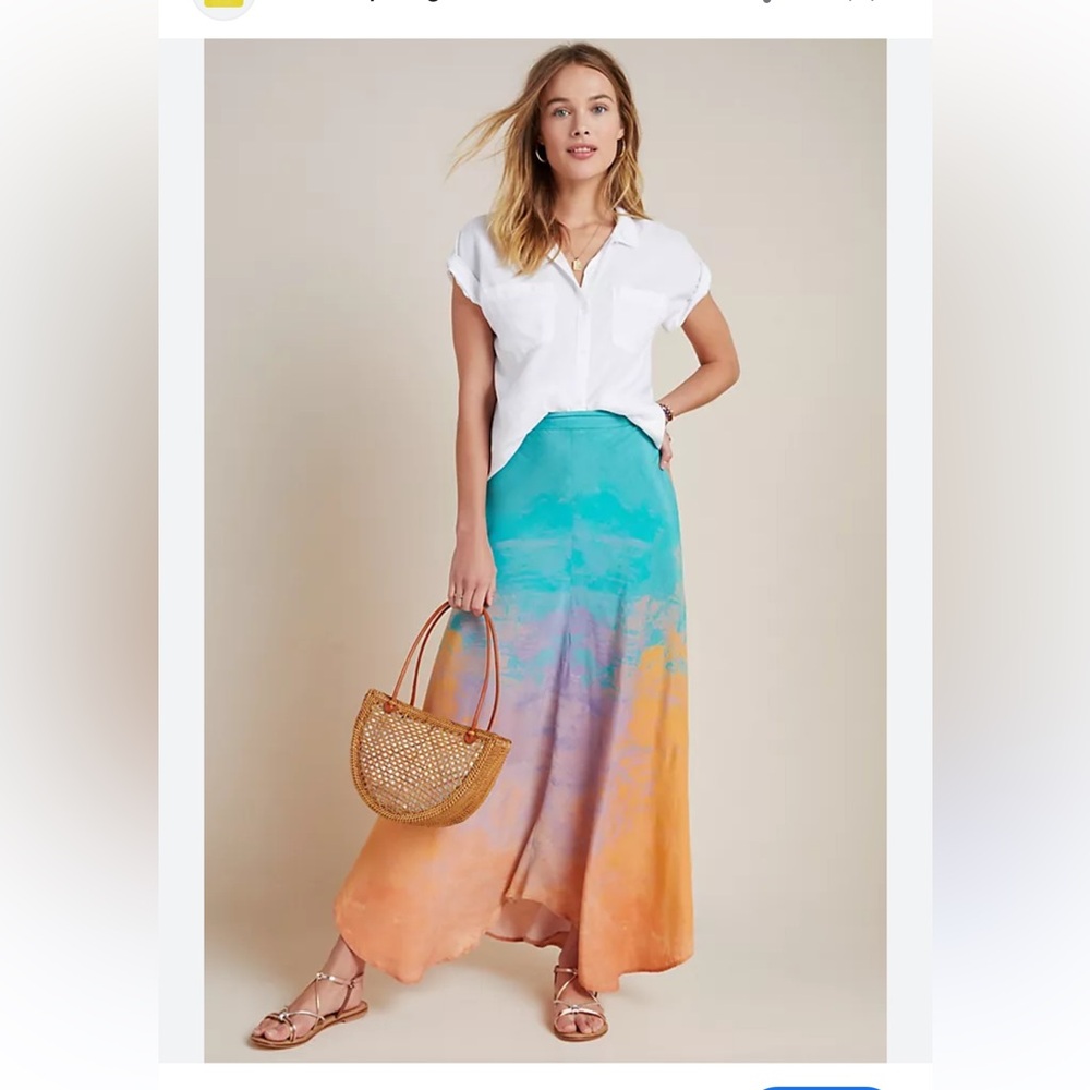 Anthropologie Multicolor Maxi Skirt
